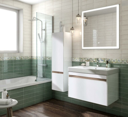 Плитка настенная 9022 Монпарнас беж светлый (8,5см*28,5см*8,5мм) (44шт/1,07м2), м2