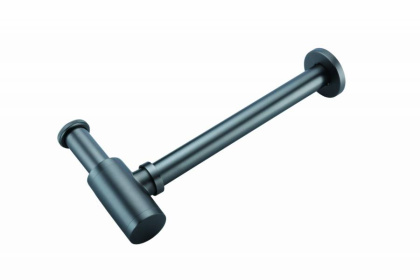 Сифон для раковины Gun Metal без клик-клак Сифон для раковины Gun Metal без клик-клак