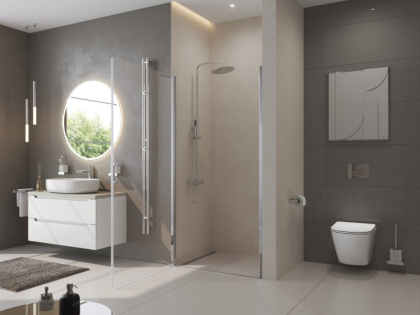 Душевая дверь BelBagno UNO-B-1-65-P-Cr Душевая дверь BelBagno UNO-B-1-65-P-Cr