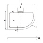 Душевой поддон RGW GWS-41-L 90х120 03150492-01L