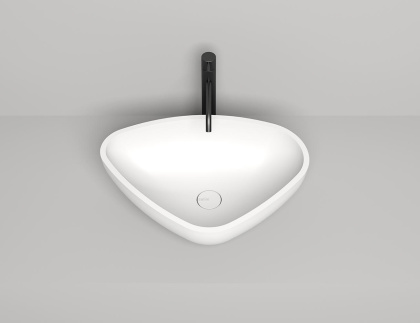 Раковина Salini GLORIA 306 1102206MRH S-Stone покраска по RAL снаружи, накладная, матовая Раковина Salini GLORIA 306 1102206MRH S-Stone покраска по RAL снаружи, накладная, матовая