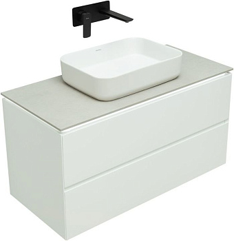 Тумба под раковину Allen Brau Infinity 100 1.21003.WM белый матовый Тумба под раковину Allen Brau Infinity 100 1.21003.WM белый матовый