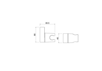 Держатель ручного душа AQUATEK AQ2406CR