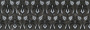 Декор Тубкаль чёрный глянцевый обрезной 30x89,5x0,9