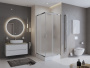 Душевой уголок BelBagno UNO-195-A-2-100-C-NERO Душевой уголок BelBagno UNO-195-A-2-100-C-NERO