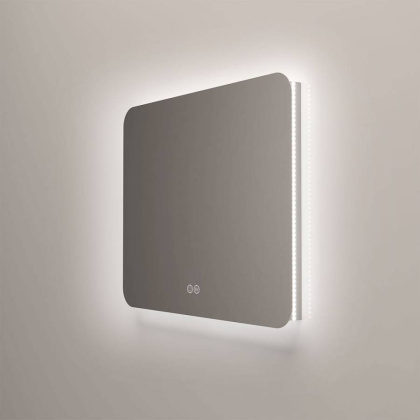 Зеркало LED VLM-3BE800-2 800х600 c сенсорным выключателем и диммером, антизапотевание Зеркало LED VLM-3BE800-2 800х600 c сенсорным выключателем и диммером, антизапотевание