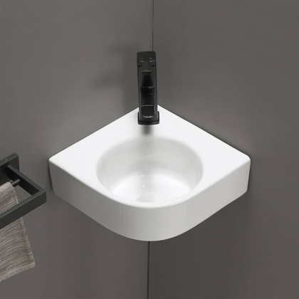 Раковина керамическая Vincea VBS-502, 440*385*155, подвесная, цвет белый Раковина керамическая Vincea VBS-502, 440*385*155, подвесная, цвет белый