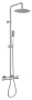 SIESTA-F-CD-T-01 Душевая стойка с термостатическим смесителем верхним и ручным душем, хром, ручки хром SIESTA-F-CD-T-01 Душевая стойка с термостатическим смесителем верхним и ручным душем, хром, ручки хром