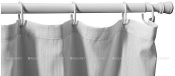 Карниз для ванны Aquanet SR0020A, раздвижной 110-200, гянцевый белый