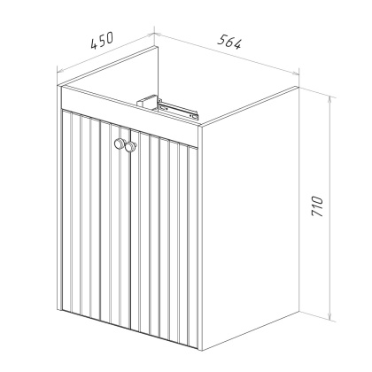 Тумба Lemark ROMANCE 60см под 1 раковину, подвесная/напольная, 2-х дверная, цвет корпуса, фасада: Белый глянец Тумба Lemark ROMANCE 60см под 1 раковину, подвесная/напольная, 2-х дверная, цвет корпуса, фасада: Белый глянец