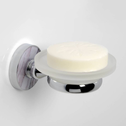 Мыльница Aland, 10х6х13,3 см, хром, K-8529