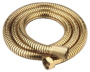 CZR-U-FMDC-150-03/24 Гибкий шланг в металлической оплетке 150 см, исполнение золото 24 карат