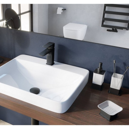 Мыльница настольная EXCELLENT Riko (черная)