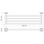 Ammer K-7011 Полка для полотенец Ammer K-7011 Полка для полотенец