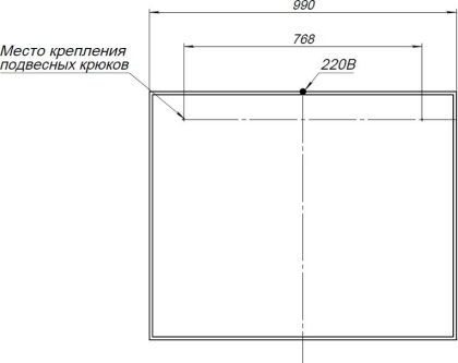 Зеркало Aquanet Nova Lite 100 белый LED Зеркало Aquanet Nova Lite 100 белый LED