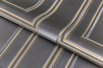 Обои виниловые Буазери мотив, чёрный Обои виниловые Буазери мотив, чёрный