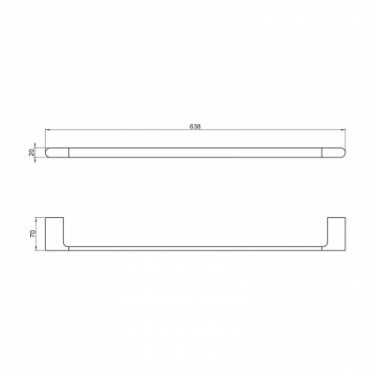 Полотенцедержатель Timo Luiro 18453/03 черный Полотенцедержатель Timo Luiro 18453/03 черный