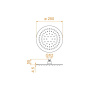 Верхний душ 3D круглый RGW SP-81, RGW 21148125-01 Верхний душ 3D круглый RGW SP-81, RGW 21148125-01