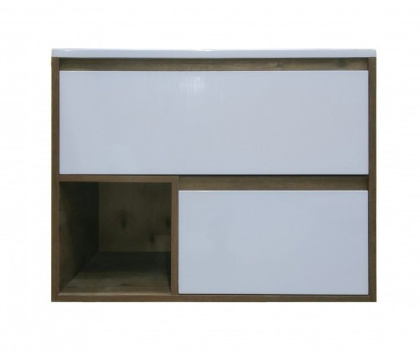 Комплект мебели Monaco Wood 800х480 подвесной 2 ящика (ШхГхВ) 798х476х607