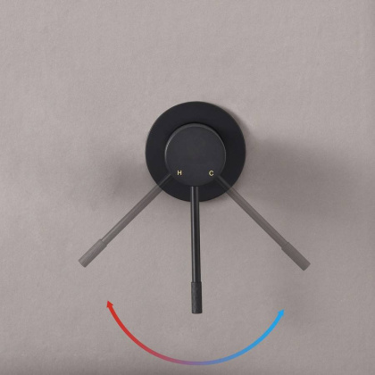 Смеситель для раковины Desire VBFW-1D1MB встраиваемый однорычажный, черный