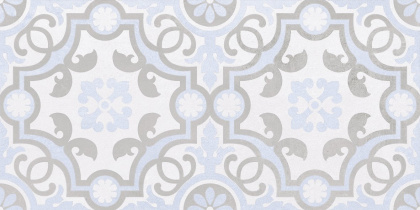 Плитка настенная 34017 Depo узор голубой 25*50 (12шт/1,5м2), м2