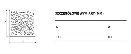 Крышка для поддона EXCELLENT Arda (белая)