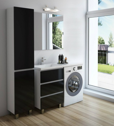 Тумба напольная под умывальник Dallas Luxe 1000х482 3 ящика (ШхГхВ) 358х476х860