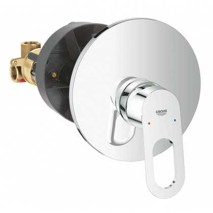 Смеситель для душа GROHE BauLoop (внешняя и встраиваемая части), хром (29080000 Смеситель для душа GROHE BauLoop (внешняя и встраиваемая части), хром (29080000