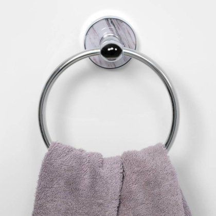 Держатель полотенец Aland кольцо, 15,5х18х6,4 см, хром, K-8560