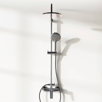 977710000 Jupiter душевая система с душевым смесителем, хром