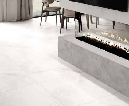 Advance White Керамогранит белый 80х160 сатинированный