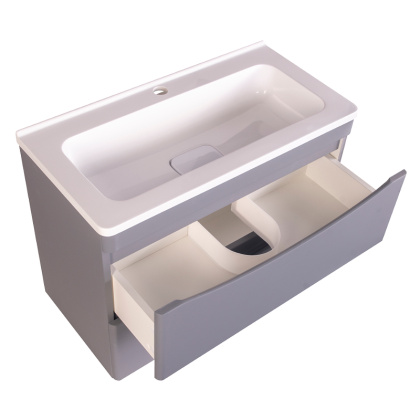 Тумба подвесная Creto Oro 70 см 24-HN70-GR серый люкс