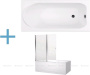 Акриловая ванна Aquanet Nord 160x70 (+ шторка Aquanet Alfa 4 NF6222-pivot)