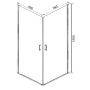 Душевой уголок Orange E04-100TCR без поддона 100х100, стекло прозрачное Душевой уголок Orange E04-100TCR без поддона 100х100, стекло прозрачное