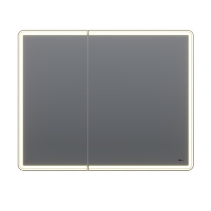 Шкаф зеркальный Lemark ELEMENT 100х80см 2-х дверный, с подсветкой, с розеткой, цвет корпуса: Белый глянец Шкаф зеркальный Lemark ELEMENT 100х80см 2-х дверный, с подсветкой, с розеткой, цвет корпуса: Белый глянец