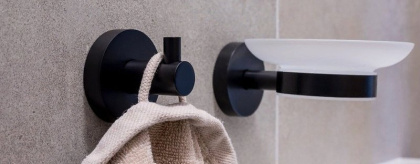 Мыльница Bemeta Dark 104108040 Черная