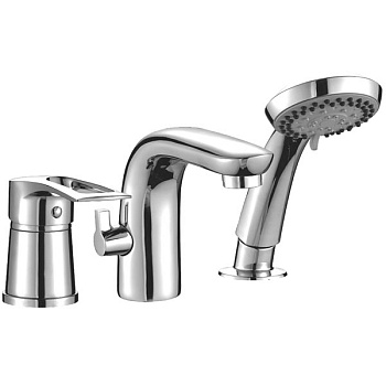 Смеситель Rossinka T40-39 на борт ванны на 3 отверстия