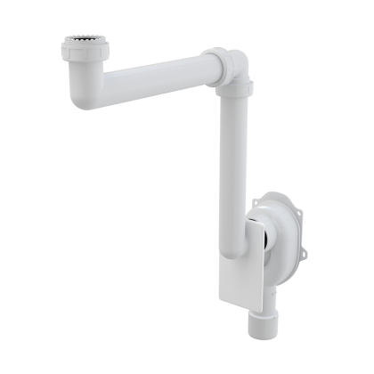 Универсальный сифон под штукатурку, экономящий пространство Универсальный сифон под штукатурку, экономящий пространство