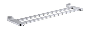 Полотенцедержатель двойной RUSH Thira, 3х65х16 см, хром, TR36532A