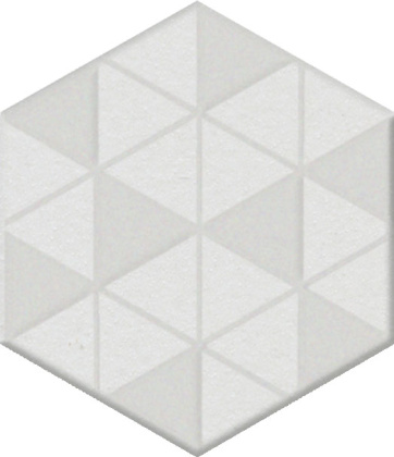 Декор OS\A241\63000 Агуста белый 5,2см*6см*6,9мм (1уп/26шт/8,112м2) матовый, шт