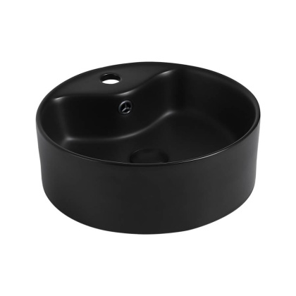 Раковина накладная ABBER Bequem AC2104MB черная матовая Раковина накладная ABBER Bequem AC2104MB черная матовая