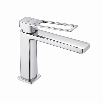 Смеситель для раковины латунь, хром S6901