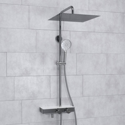 A113.119.127.CH Thermo Душевой комплект с термостатическим смесителем