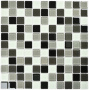 Мозаика стеклянная Carbon mix (чип 4*25*25) 300*300(22шт-1.98м2), м2