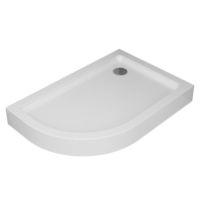 Поддон душевой 120x80 см, правосторонний