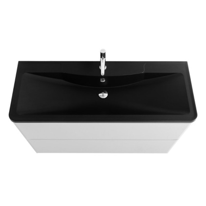 Тумба с раковиной напольная BelBagno ALBANO 120 Bianco Lucido, раковина белая