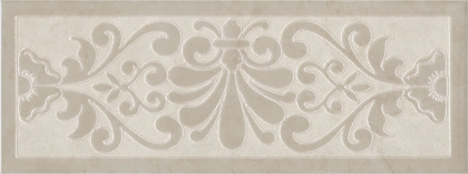 Декор HGD\A503\15145 Монсанту 2 бежевый светлый  (15см*40см*8мм) (10шт/0,6м2) орнамент, шт Декор HGD\A503\15145 Монсанту 2 бежевый светлый  (15см*40см*8мм) (10шт/0,6м2) орнамент, шт