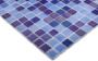 Стеклянная мозаика MIX DEEP BLUE 552/555, Shell