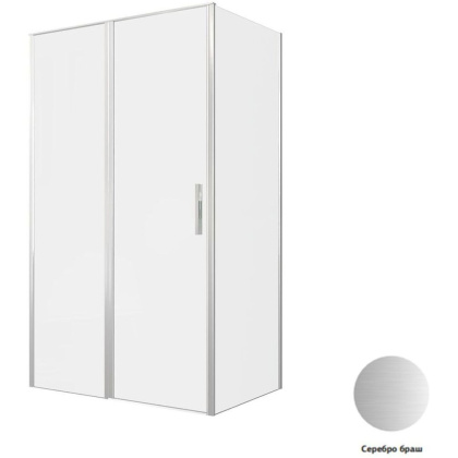 Душевой уголок Allen Brau Priority 120x80 3.31032.BA + 3.31041.BA серебро браш Душевой уголок Allen Brau Priority 120x80 3.31032.BA + 3.31041.BA серебро браш