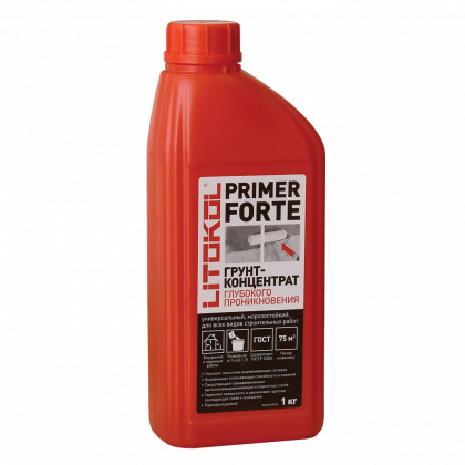 Грунт глубокого проникновения PRIMER FORTE 1 Грунт глубокого проникновения PRIMER FORTE 1